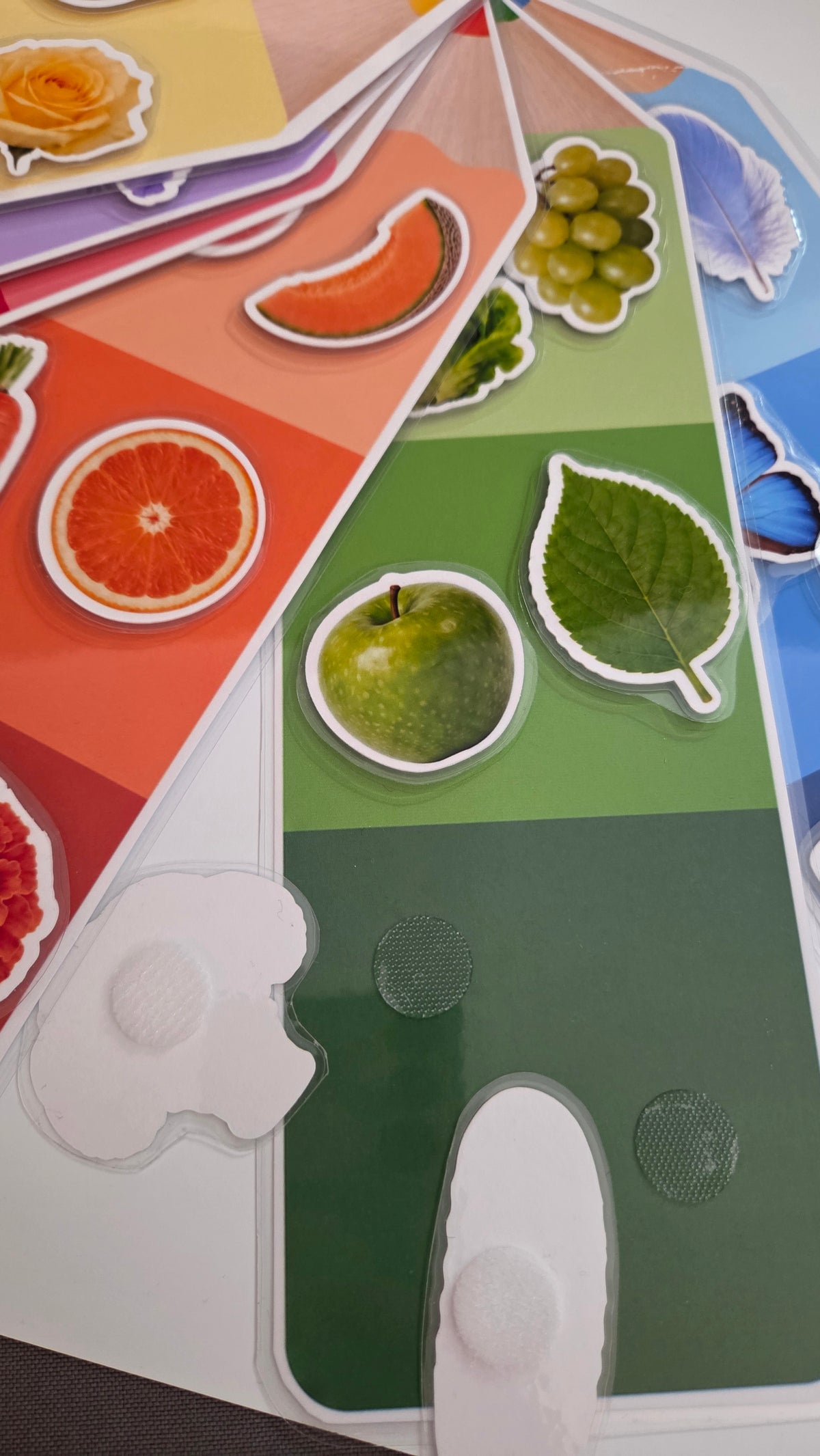 Boje i nijanse Montessori igra na čičak