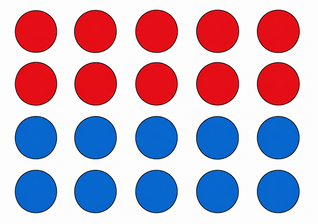 Montessori ten frame PDF za ispis