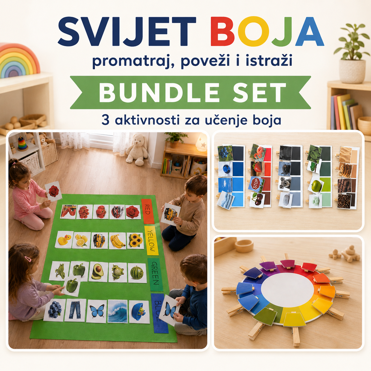 Svijet boja - promatraj, poveži i istraži