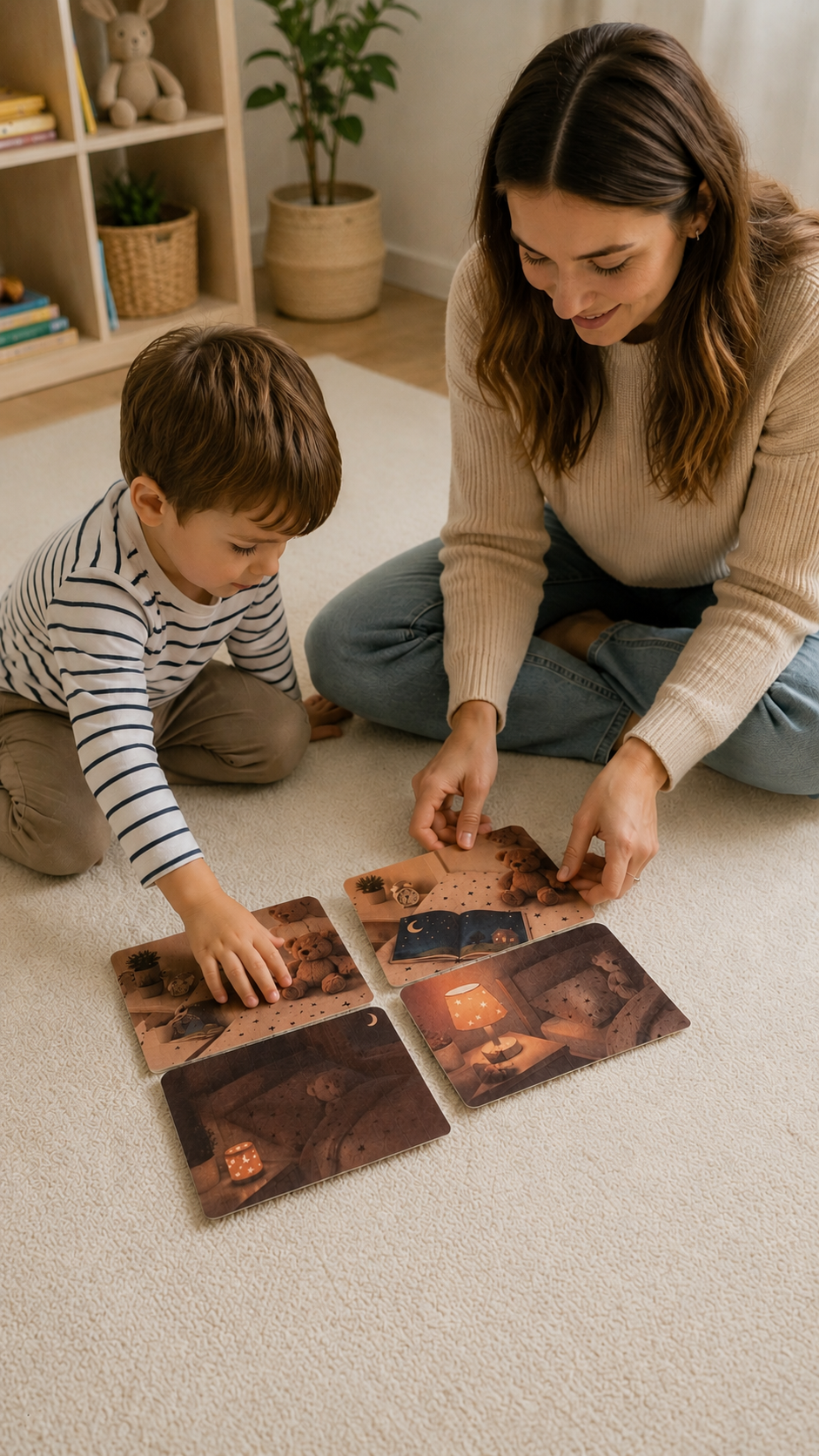 Montessori logopedske kartice slijedovi, 9 tema PDF za ispis