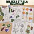 BILJKE I STABLA – VELIKI EDUKATIVNI SET | PDF za printanje