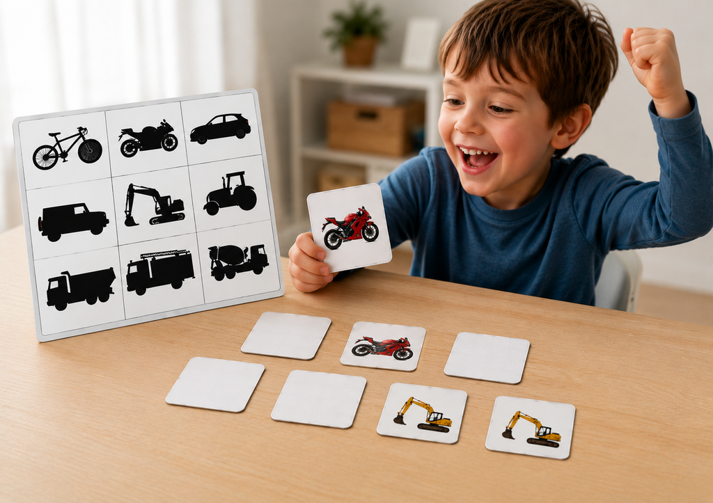 Montessori set – Prepoznaj po sjeni (3 u 1)