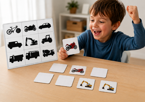 Montessori set – Prepoznaj po sjeni (3 u 1)