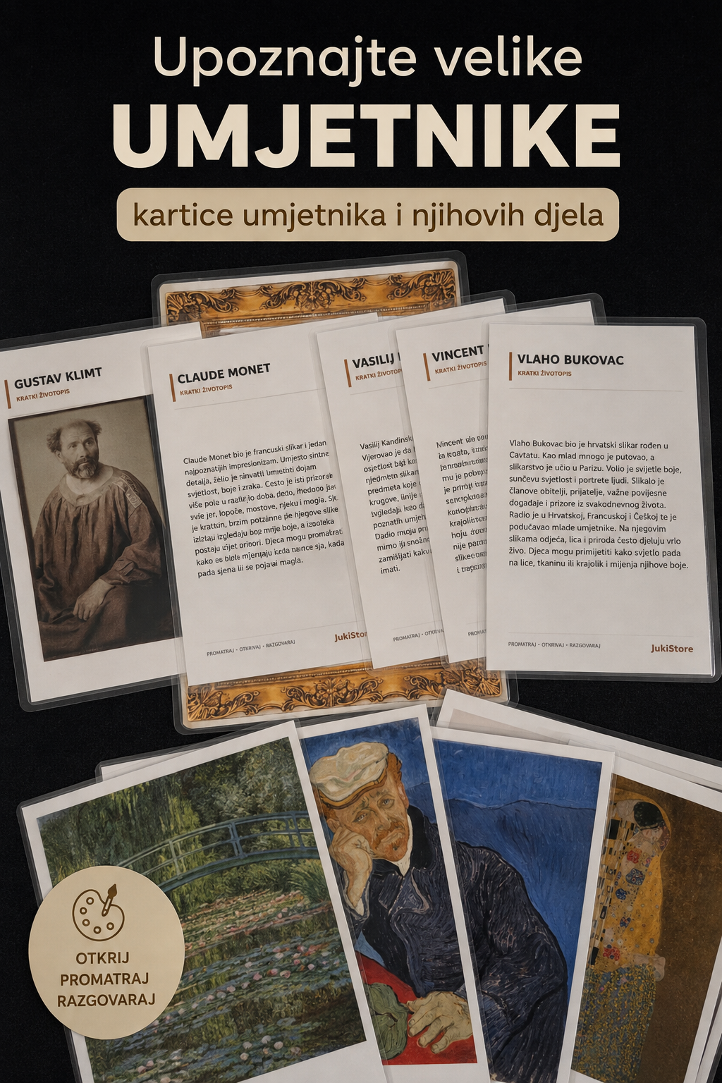 Montessori muzej – upoznajmo velike umjetnike set sa podlogom