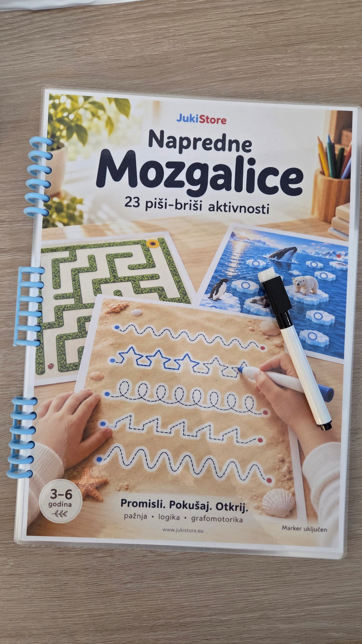 Napredne mozgalice – 23 piši-briši aktivnosti