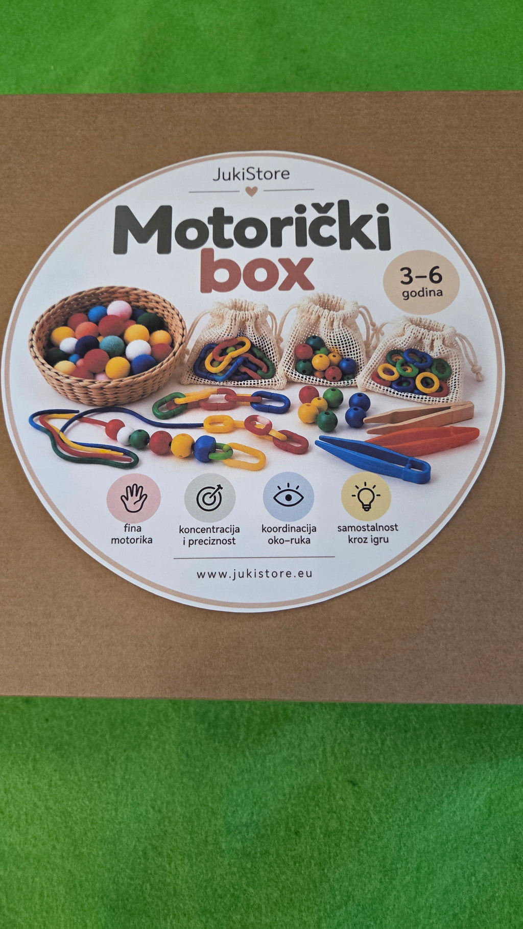 MOTORIČKI BOX – edukativne Montessori aktivnosti za razvoj motorike 3–6 godina