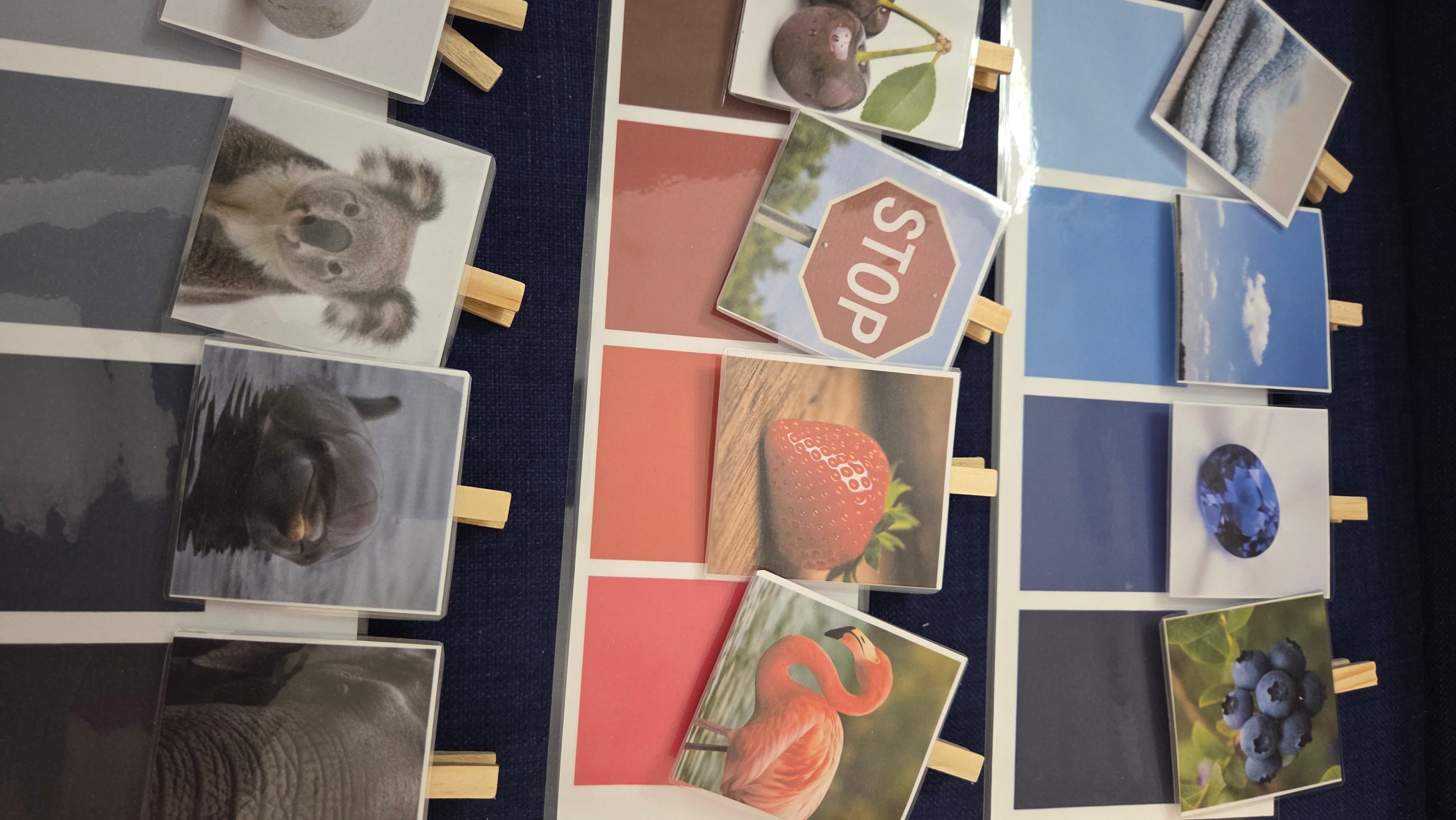 Montessori kartice nijansi boja za djecu