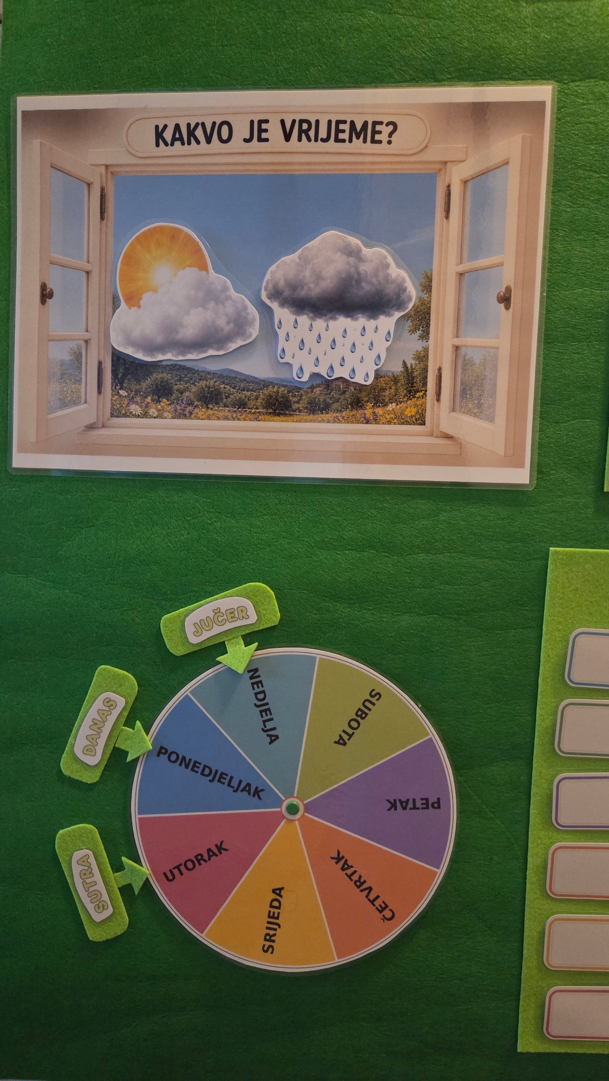 NAŠ KALENDAR veliki interaktivni pano za djecu