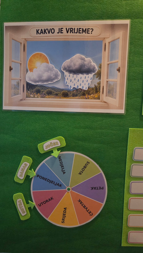 NAŠ KALENDAR veliki interaktivni pano za djecu