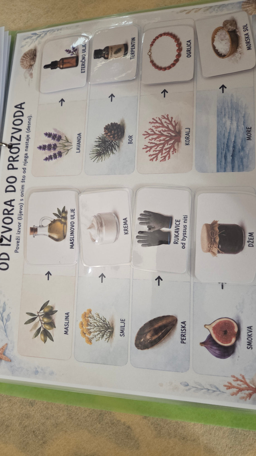 Montessori edukativni set - more i morske životinje za djecu