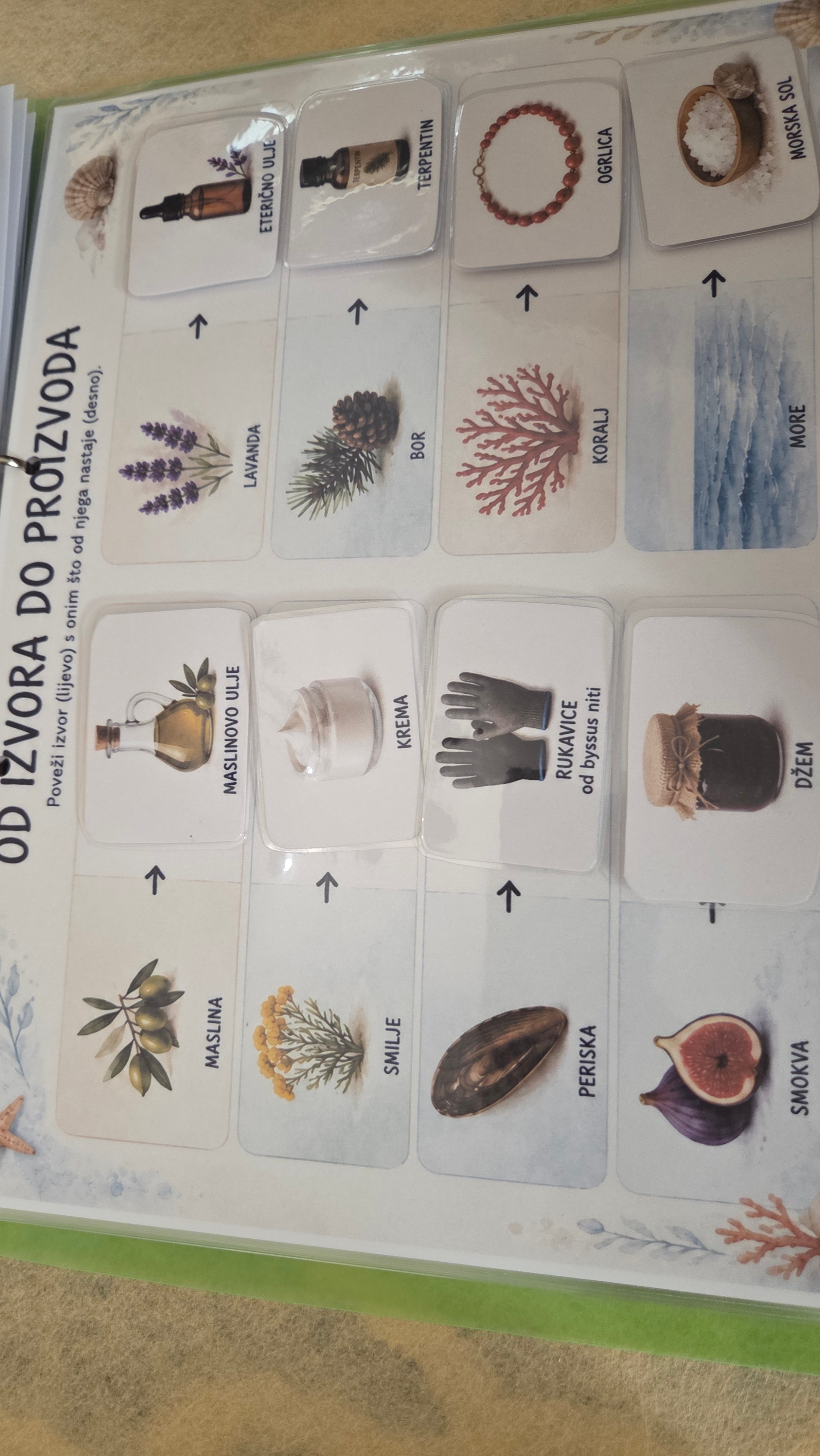 Montessori edukativni set - more i morske životinje za djecu