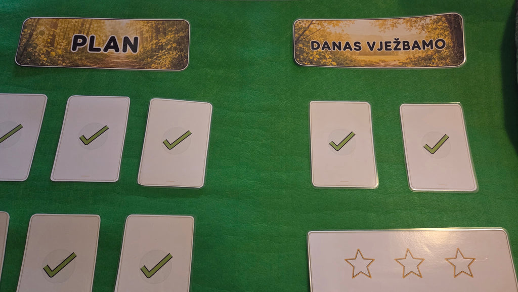NAŠ DAN – interaktivni vrtićki pano za rutinu i socijalne vještine
