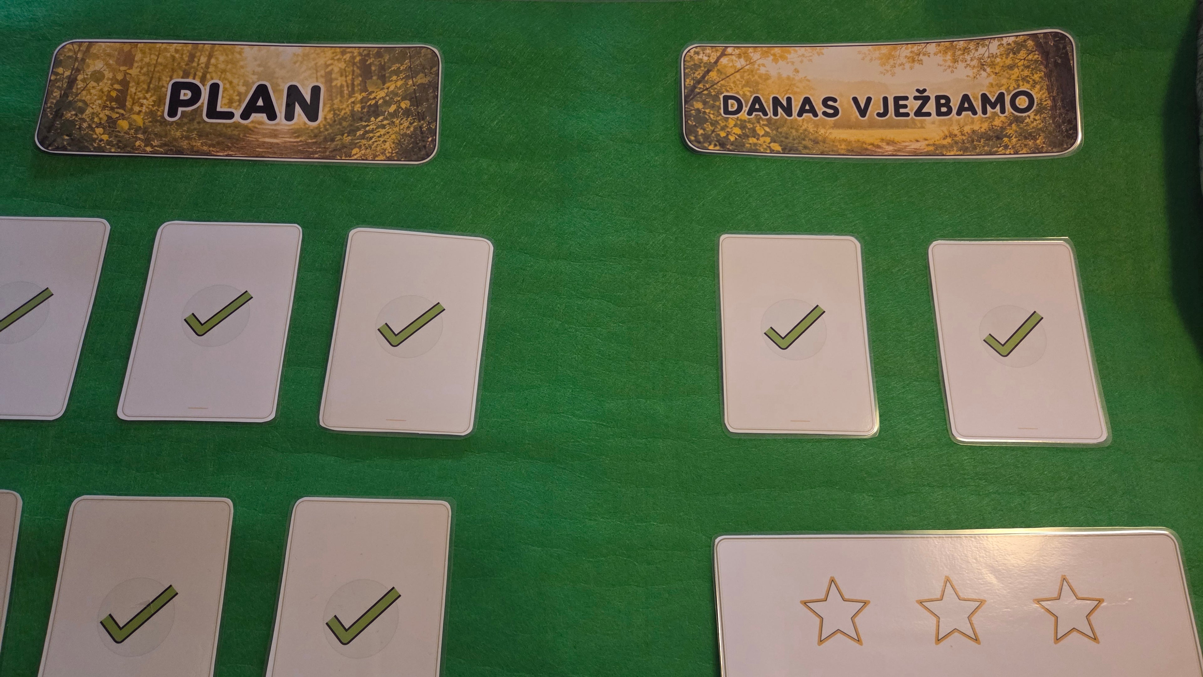 NAŠ DAN – interaktivni vrtićki pano za rutinu i socijalne vještine