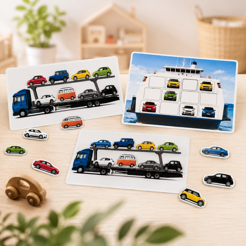 3 u 1 edukativni set – Auti