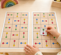 Montessori logička igra – Povezivanje boja i uzoraka za djecu | Juki Store
