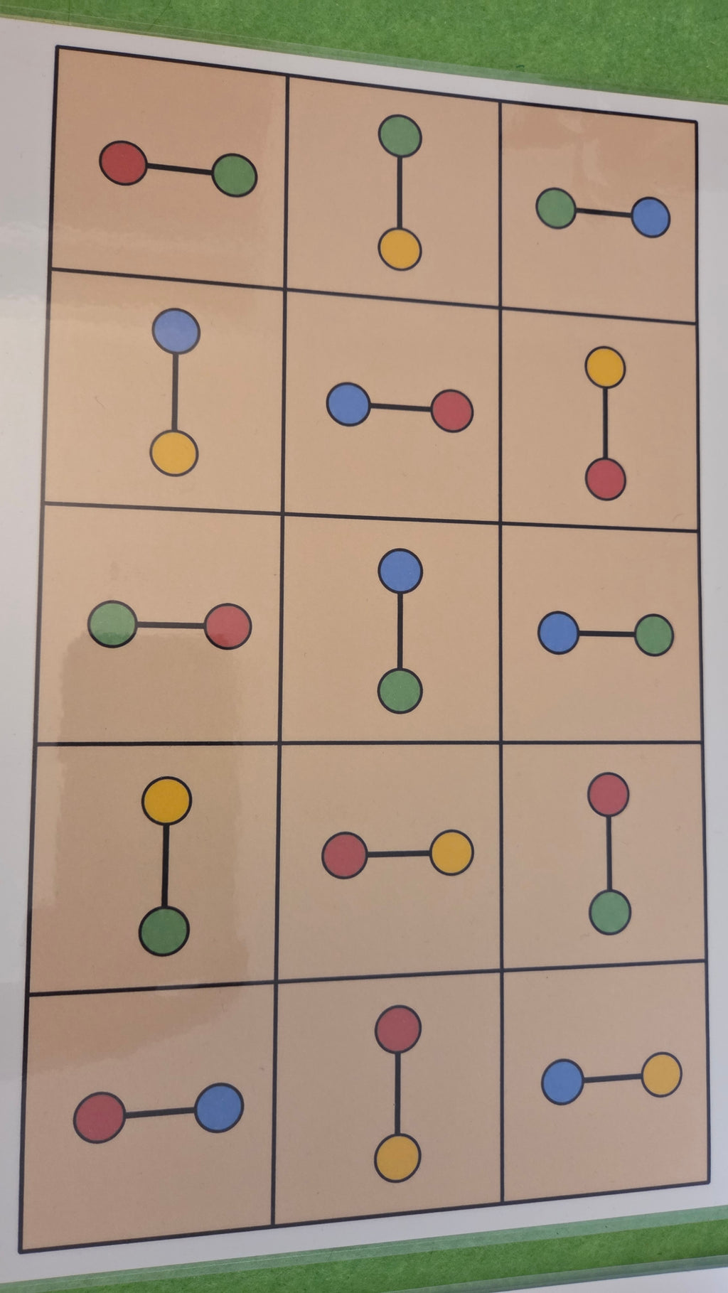 Montessori logička igra – Povezivanje boja i uzoraka za djecu | Juki Store