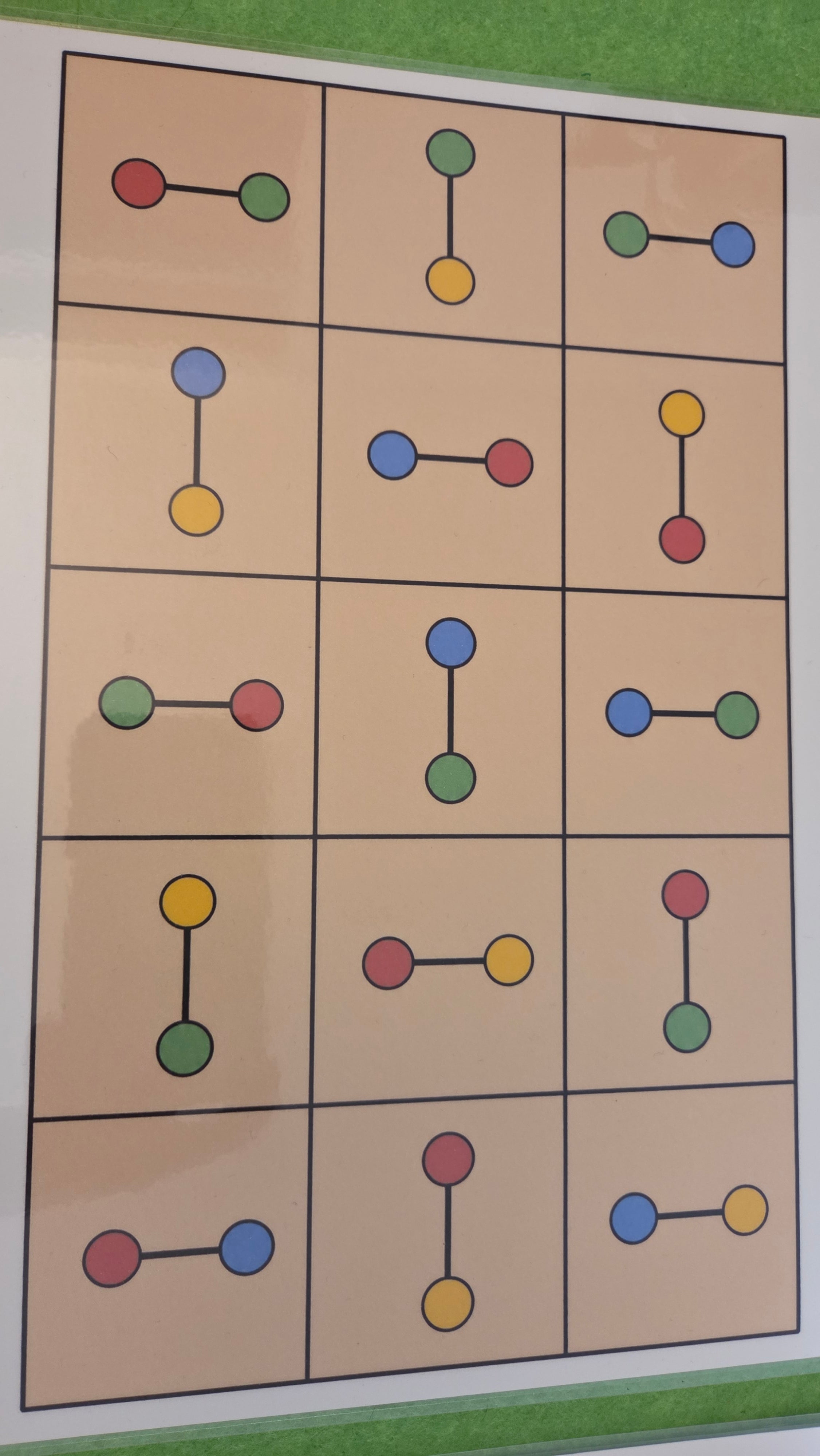 Montessori logička igra – Povezivanje boja i uzoraka za djecu | Juki Store
