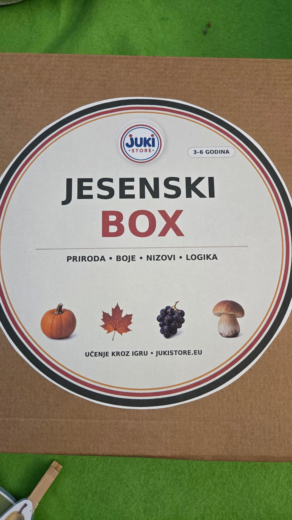 JESENSKI BOX – edukativne Montessori aktivnosti za djecu 3–6 godina