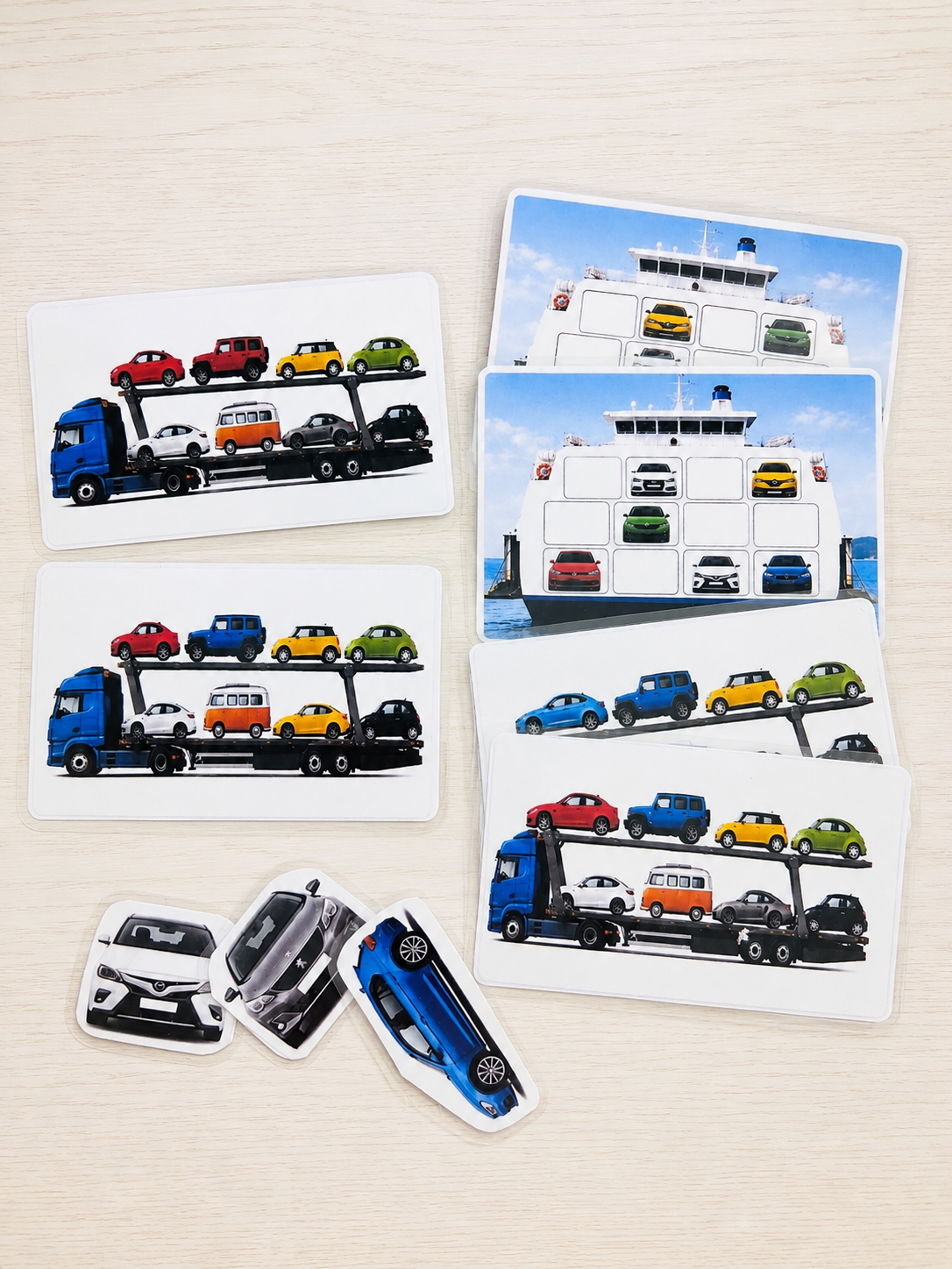 3 u 1 edukativni set – Auti