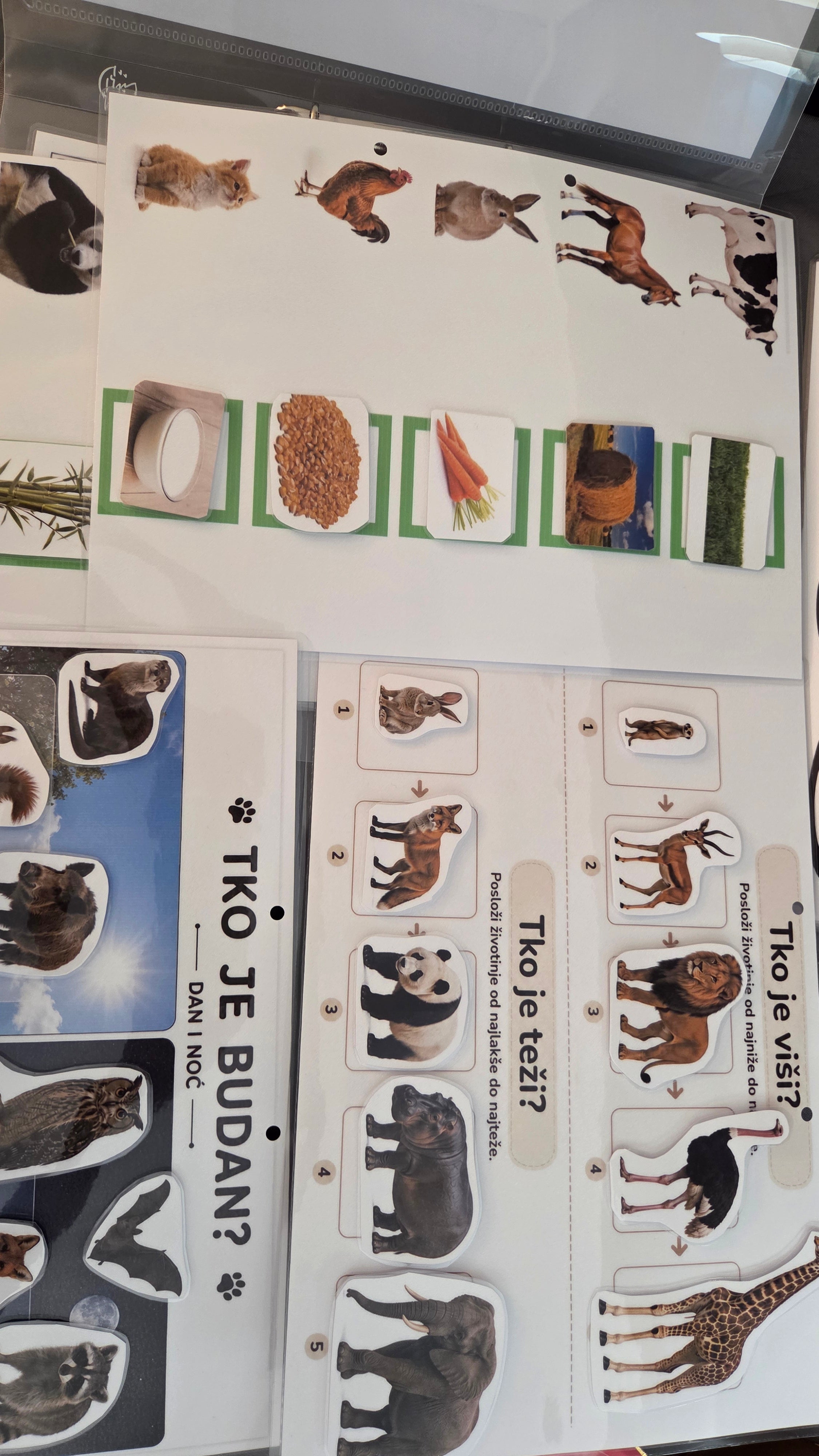 Montessori edukativni set o životinjama za djecu