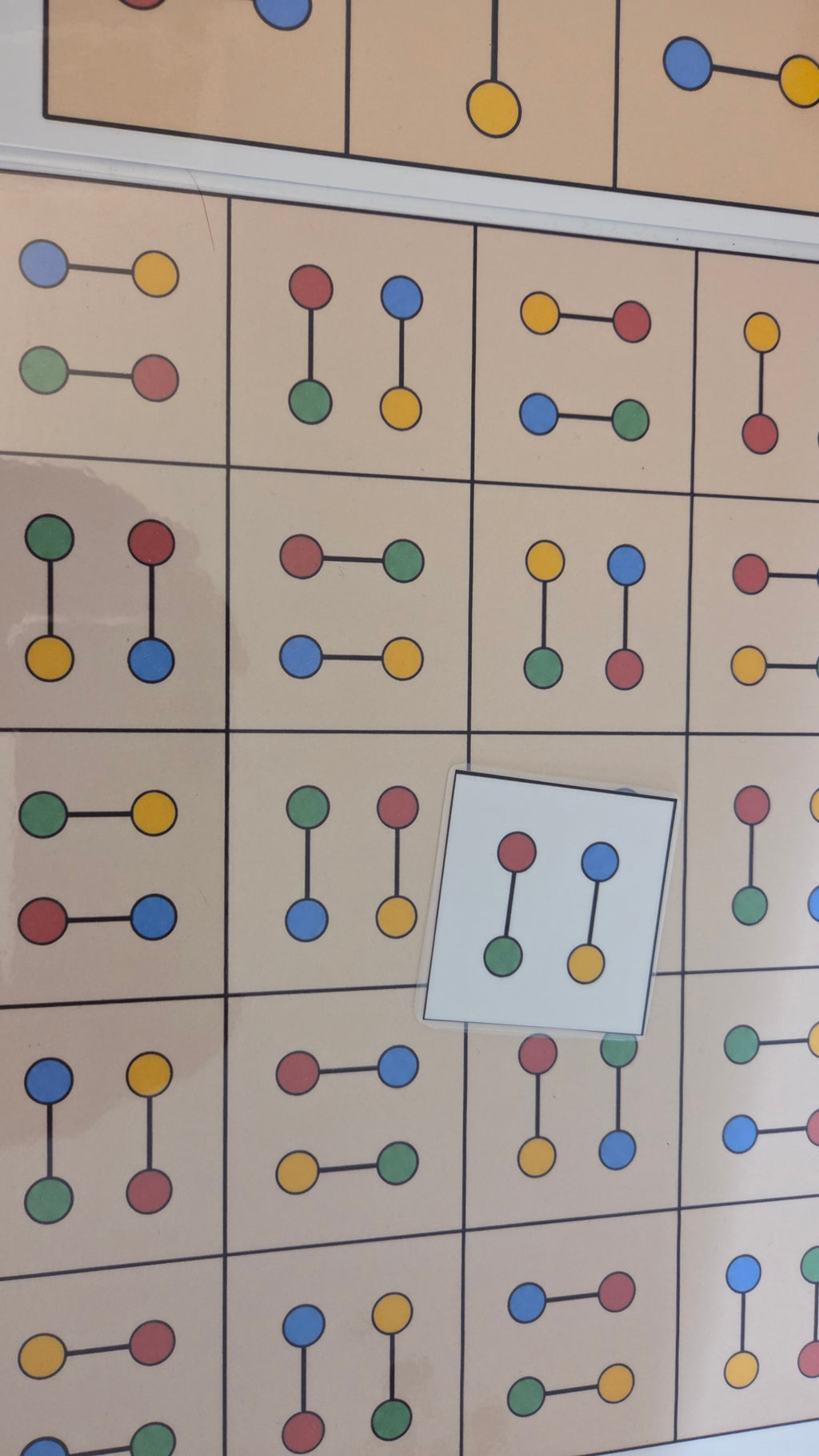 Montessori logička igra – Povezivanje boja i uzoraka za djecu | Juki Store
