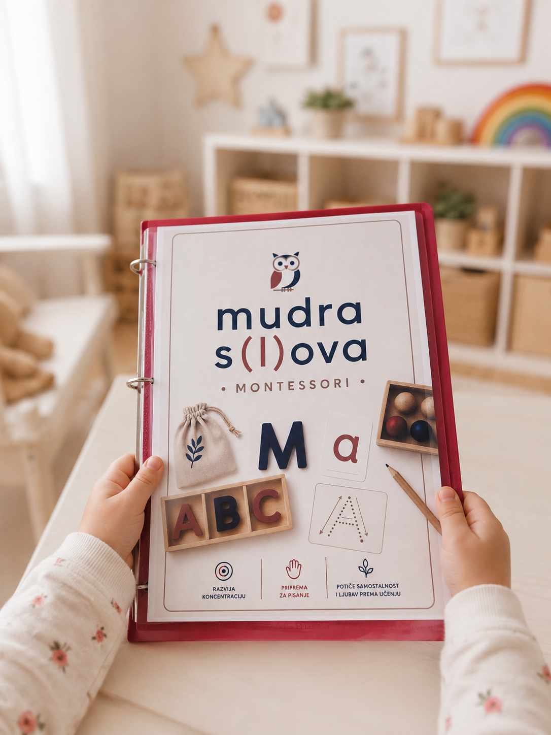 Montessori set slova i predčitalačke aktivnosti za djecu